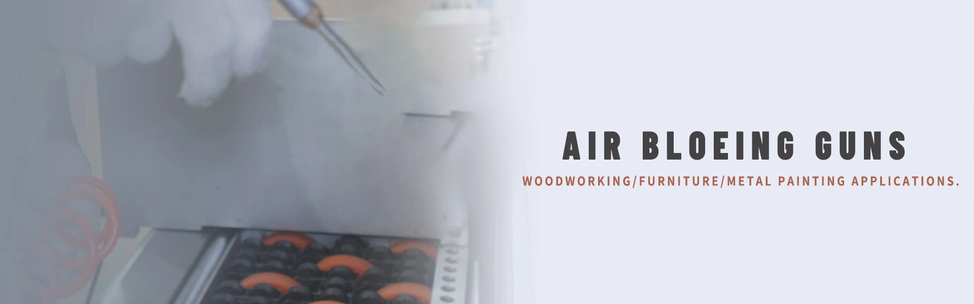 Pistolety dmuchane powietrzem