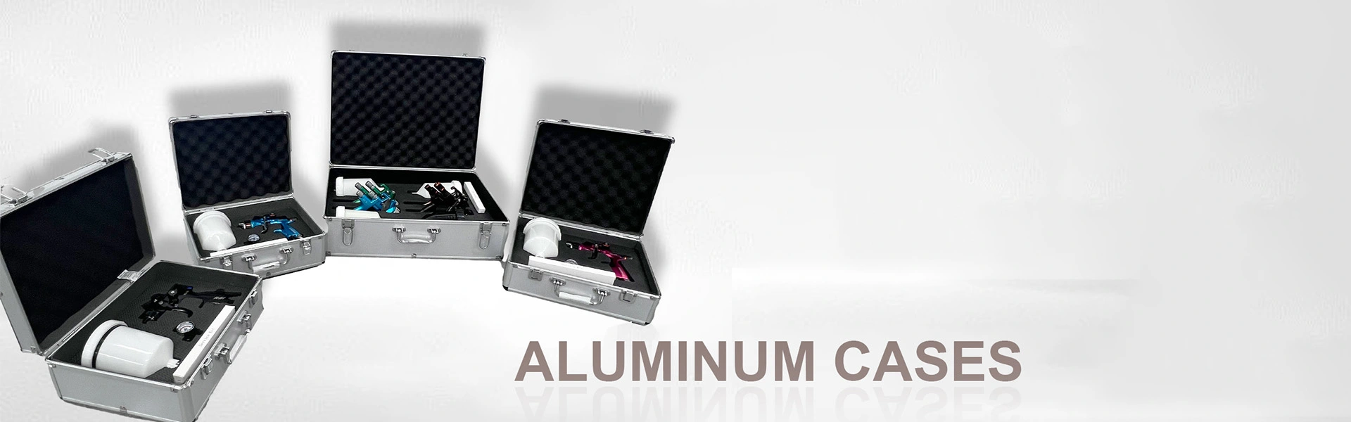 Aluminiowe etui na pistolet natryskowy