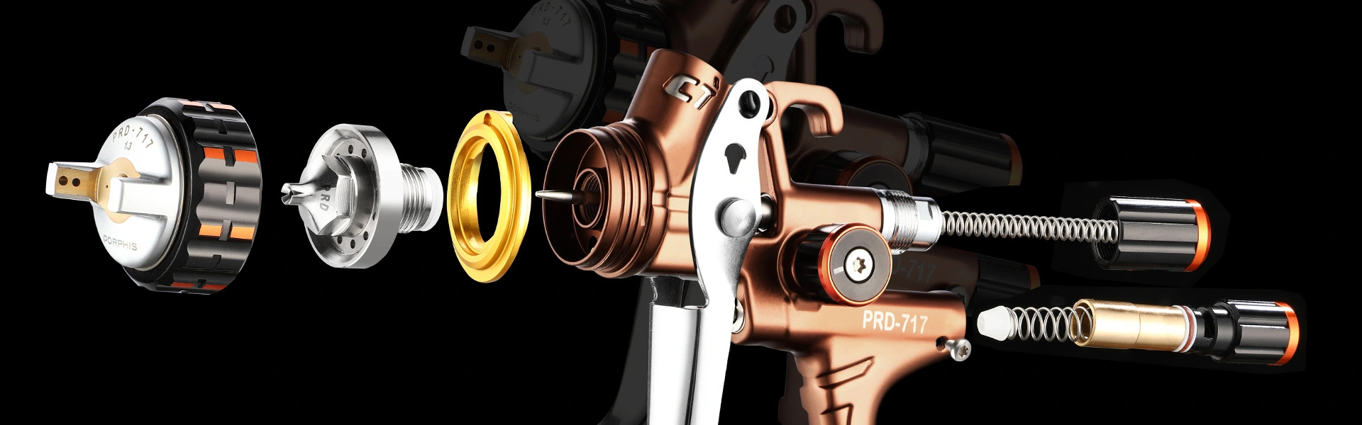 Motoryzacyjny pistolet natryskowy do odnawiania